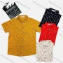 Wholesale Boy's Casual Allover Print Short Sleeve Shirt preview