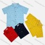 Wholesale Boy's Casual Allover Print Short Sleeve Shirt preview
