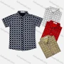 Wholesale Boy's Casual Plaid Print Short Sleeve Shirt preview