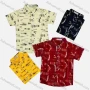 Wholesale Boy's Casual Allover Print Short Sleeve Shirt preview