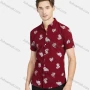 Wholesale Men's Casual Allover Print Short Sleeve Button Down Shirts preview