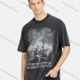 Wholesale Men's Hip Hop Crew Neck Short Sleeve Loose Fit Graphic Letter T-shirt preview