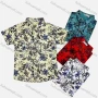 Wholesale Boy's Casual Floral Print Short Sleeve Shirt preview