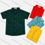 Wholesale Boy's Casual Allover Print Short Sleeve Shirt preview