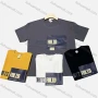 Wholesale Men's Casual Round Neck Short Sleeve Letter 100%Cotton T-shirt preview