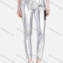 Wholesale Women's Fashion High Waist Flap Pockets Skinny Fit Pants preview