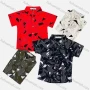 Wholesale Boy's Casual Allover Print Short Sleeve Shirt preview