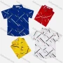 Wholesale Boy's Casual Striped Short Sleeve Shirt preview
