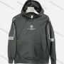 Wholesale Men's Casual Letter Print Drawstring Long Sleeve Kangaroo Pocket Hoodie preview