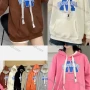 Wholesale Women's Casual Long Sleeve Letter Print Drawstring Hooded Sweatshirts preview