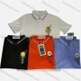Wholesale Men's Short Sleeve Letter Print Polo Shirt preview