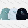 Wholesale Men's Casual Crew Neck Long Sleeve Letter Graphic Pullover Sweatshirts preview