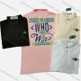 Wholesale Men's Short Sleeve Letter Print Polo Shirt preview