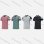 Wholesale Men's Casual & Sporty Quick Dry Splicing Colorblock Round Neck Short Sleeve Athletic Tee 2816# preview