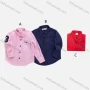 Wholesale Boys' Casual Collared Long Sleeve Pocket Embroidered Plain Shirt preview
