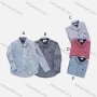 Wholesale Boys' Casual Collared Long Sleeve Pocket Plaid Print Shirt preview