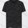 Wholesale Men's Casual Short Sleeve Camouflage Print Button Front Polo Shirts preview
