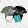 Wholesale Men's Casual Round Neck Short Sleeve Letter 100%Cotton T-shirt preview