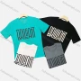Wholesale Men's Casual Round Neck Short Sleeve Letter 100%Cotton T-shirt preview