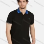 Wholesale Men's Casual Plain 100% Cotton Short Sleeve Labelled Polo Shirt 5# preview