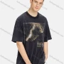Wholesale Men's Hip Hop Crew Neck Short Sleeve Loose Fit Graphic Letter T-shirt preview