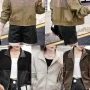 Wholesale Women's Casual Collared Long Sleeve Zipper Leather Jacket preview