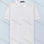 Wholesale Men's Casual Short Sleeve Allover Print Button Front Polo Shirts preview