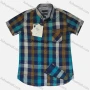 Wholesale Men's Casual Plaid Print Short Sleeve Patch Pocket Shirt preview