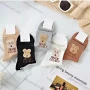 Wholesale Women's Casual Bear Letter Print Cushioned Ankle Socks preview