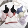 Wholesale Women's Comfy Texture Pull-on Bra With Removable Cheast Pad preview