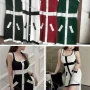 Wholesale Women's Casual Square Neck Button Decor Tank Dress preview
