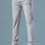 Wholesale Men's Casual Button Closure Plain Straight Leg Chino Pants preview