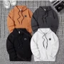 Wholesale Men's Casual Letter Print Drawstring Long Sleeve Oversized Hoodie preview