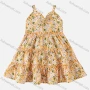 Wholesale Girls Ruffle Hem Floral Print Cami Dress preview