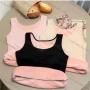 Wholesale Women's Casual Knit Plain Fleece Lined Tank Top preview