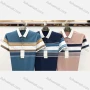 Wholesale Men's Short Sleeve Striped Casual Polo Shirt 6613 preview