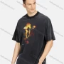 Wholesale Men's Hip Hop Crew Neck Short Sleeve Loose Fit Graphic T-shirt preview