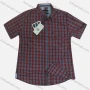 Wholesale Men's Casual Plaid Print Short Sleeve Flap Pocket Shirt preview