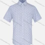 Wholesale Men's Business Collared Short Sleeve Button Down Paisley Print Shirts preview
