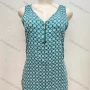 Wholesale Women's Half Zip Sleeveless Floral Print Casual Blouse preview