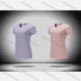 Wholesale Women's Casual & Athletic Workout Plain Round Neck Short Sleeve Tee WT21605# preview