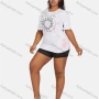 Wholesale Women's Causal Cartoon Print T-Shirt & Shorts Sets preview