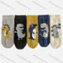 Wholesale Kid's Cute Dinosaurs Graphic Crew Ankle Cotton Socks (10 Piece of Pack ) preview