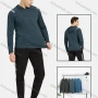 Wholesale Men's Athletic Long Sleeve Quick-drying Running Hoodies preview