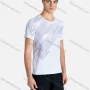 Wholesale Men's Sporty Crew Neck Breathable Allover Print Quick Drying T-shirts preview