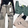 Wholesale Men's Casual Splicing Drawstring Multiple Pockets Ankle Length Jogger preview