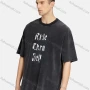 Wholesale Men's Hip Hop Crew Neck Short Sleeve Loose Fit Letter T-shirt preview