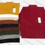 Wholesale Men's Casual Plain Vintage Print Mock Neck Long Sleeve Sweater preview