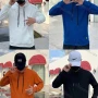 Wholesale Men's Casual Letter Print Drawstring Long Sleeve Kangaroo Pocket Hoodie preview