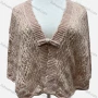 Wholesale Women's Casual Half Sleeve Hollow Out Tie Front Cover Up Crop Cardigan A392# preview
